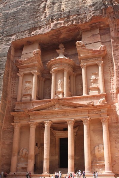 The formidable Treasury (or Al-Khazneh), Petra
