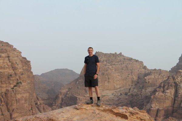 Matt at the High Place of Sacrifice, Petra