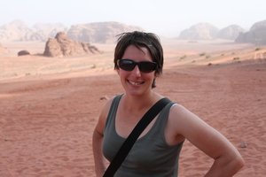 Birgit at Wadi Rum