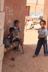 The local kids of Wadi Rum