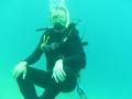 Matt practising buoyancy control