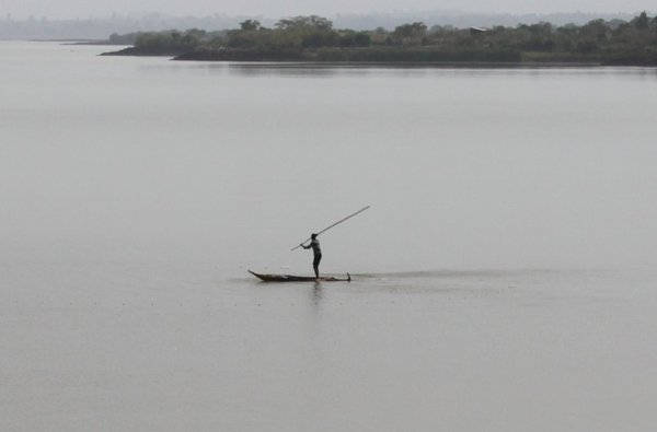 A fisherman on Lake Tana, Bahir Dar