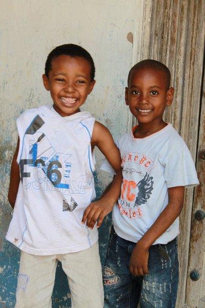 The lovely kids of Stone Town in Zanzibar