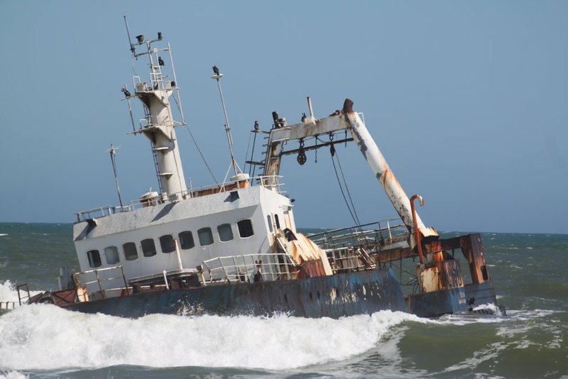 Our only shipwreck on the Skeleton Coast