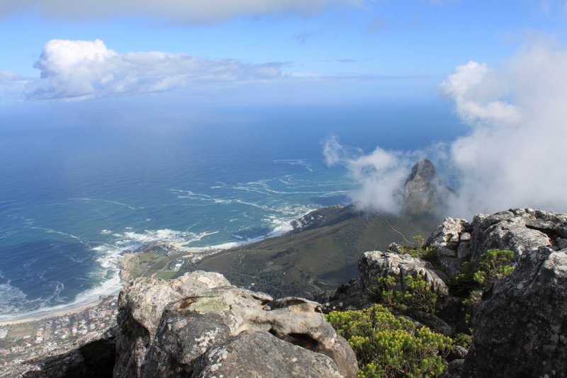 The view from Table Mountain pre-mist