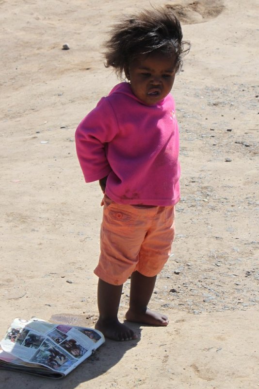 A little girl we met on our visit to the Cintsa township
