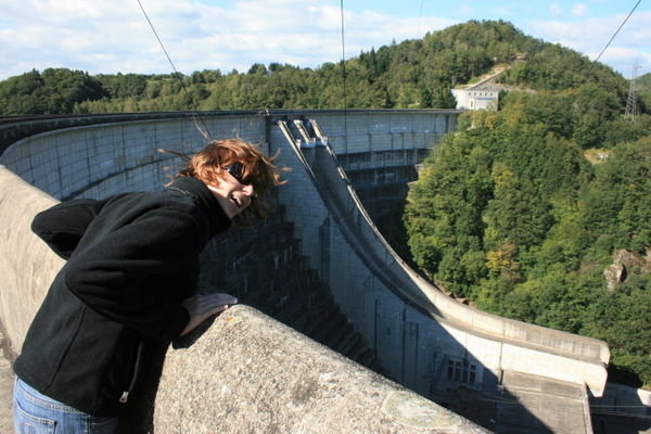 An enormous dam we came across