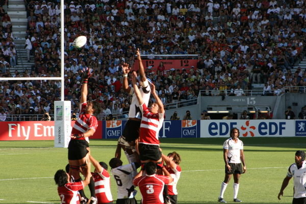 The rugby match
