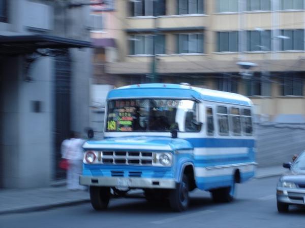 Cool bus in La Paz