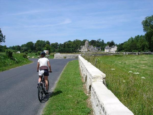 Biking around Bayeux