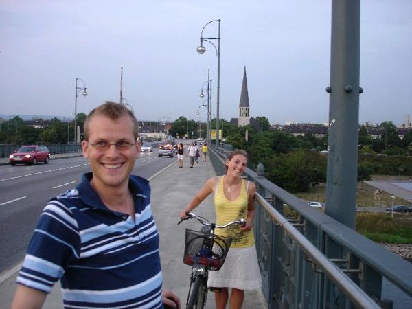 Rene and me on our tour of Mainz 