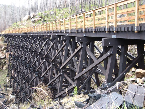 The artwork of the trestle