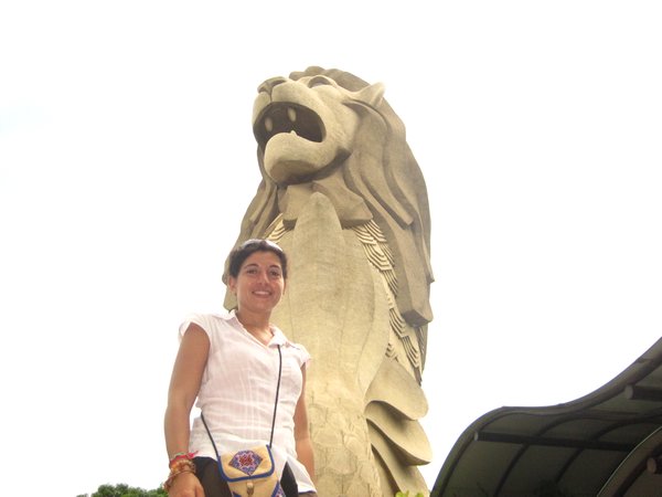 the new merlion at sentosa