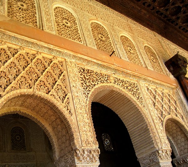 famous arches at Alhambra