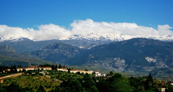 Sierra Nevada from Alhambra