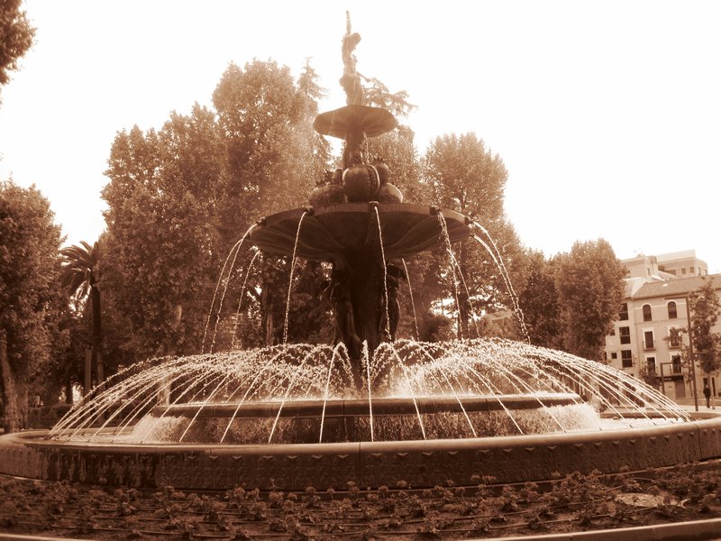 Fountain in city centre