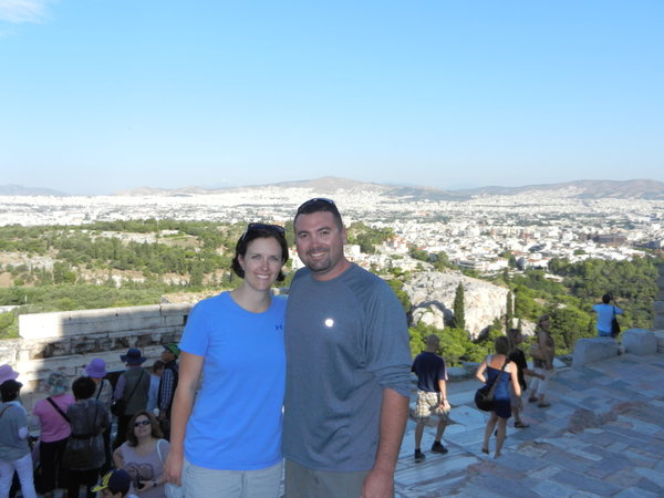 Warren and I at the Acropolis