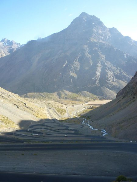 The road into Chile