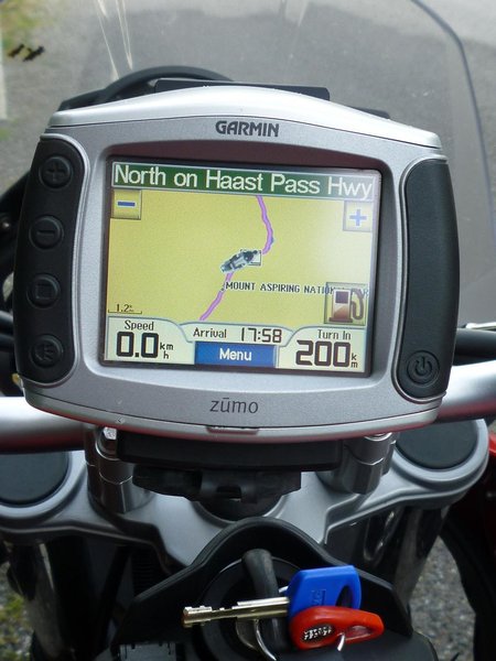 The trusty GPS ..