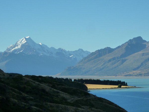 View of Mount Cook, South Island