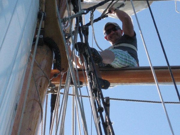 Shiver me timbers . tall ship rigging ..