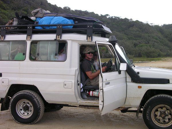 4WD touring on Fraser Island