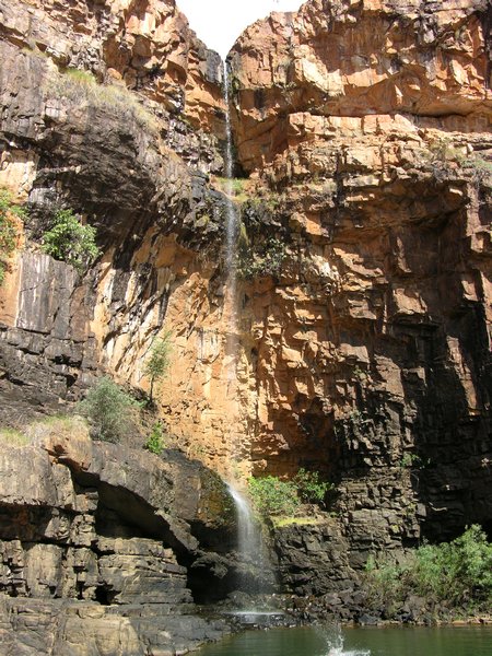 Swimming hole with fountain at Katherine Gorge