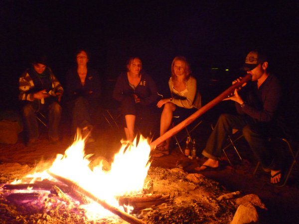 around the campfire ..