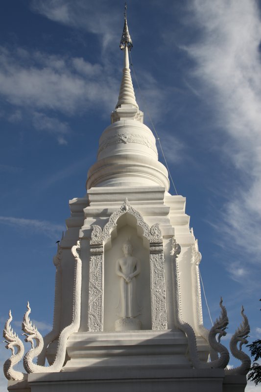 White temple detail, Chiang Rai
