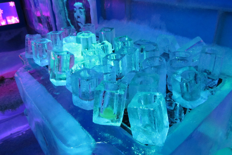 Ice shot glasses
