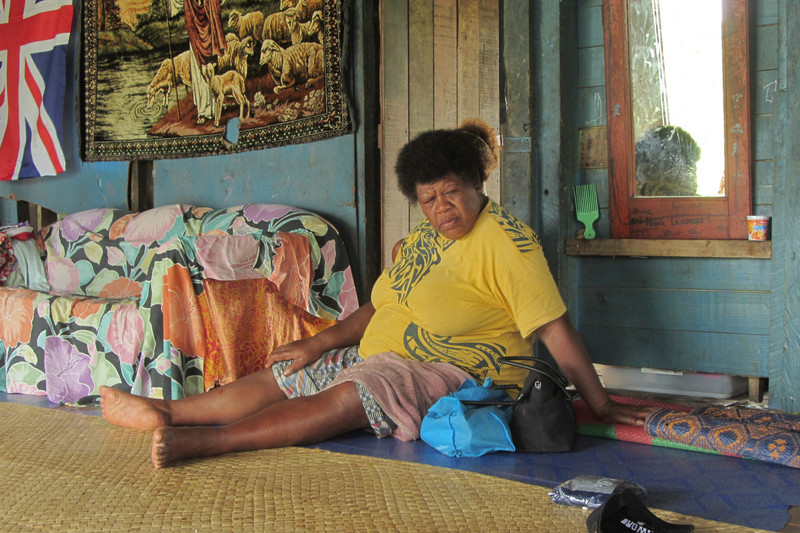 Fijian Lady at home