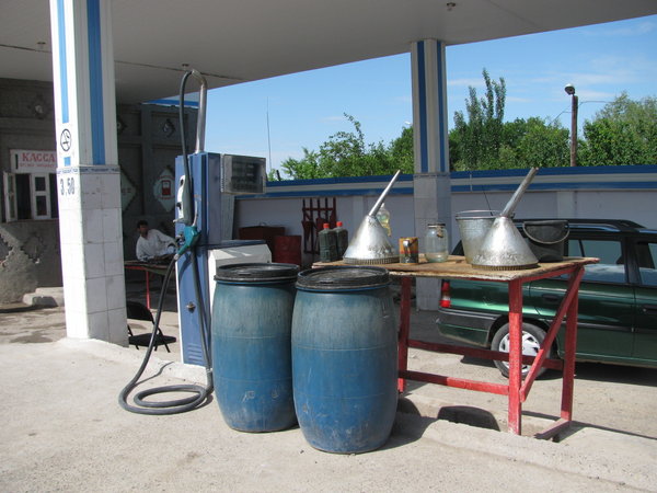 Tajik Petrol Station