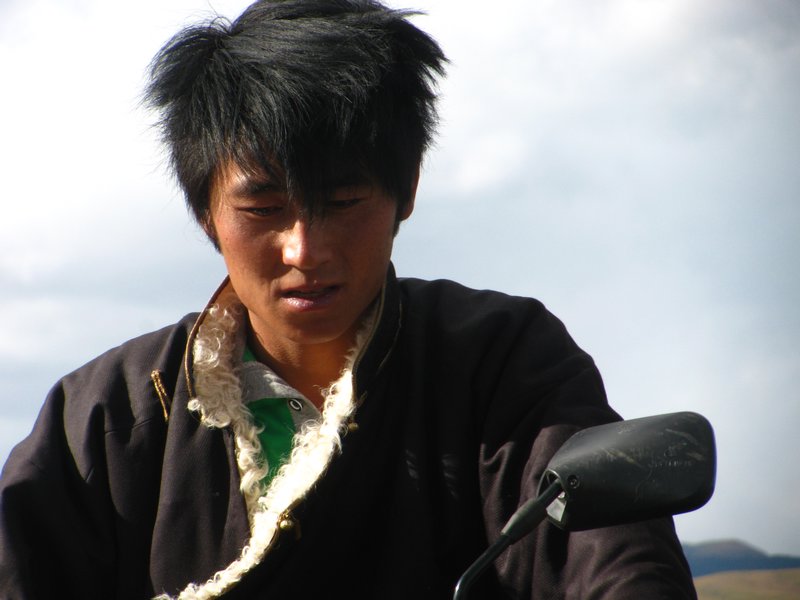 Tibetan Biker