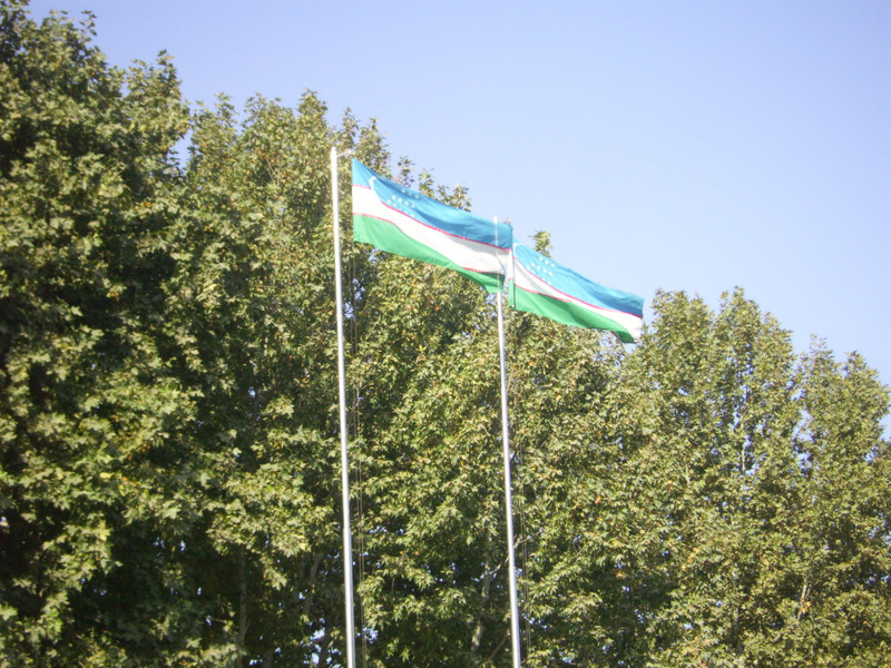2 Uzbek Flag