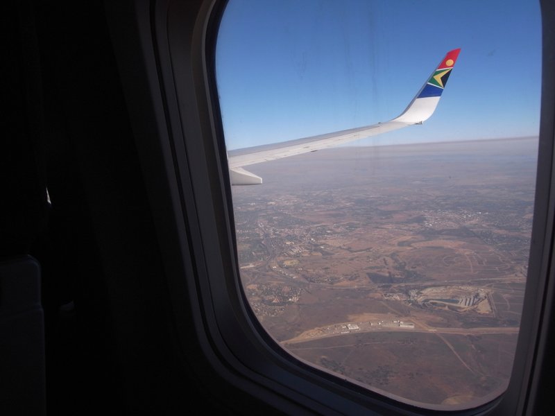 SAA Flight to Cape Town