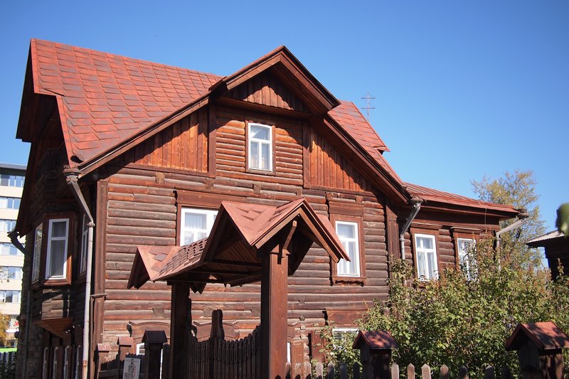 Siberian Wooden House
