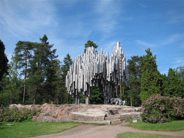 Helsinki - Sibelius Sculpture that looks a bit like Australia