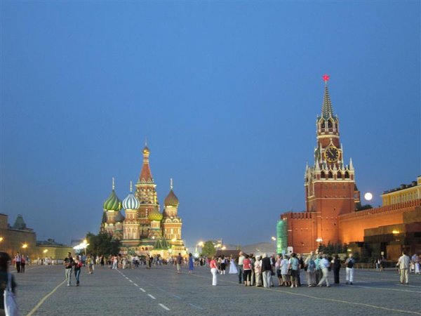 Moscow - Red Square at night