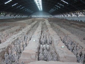 The main pit of Terracotta Warriors