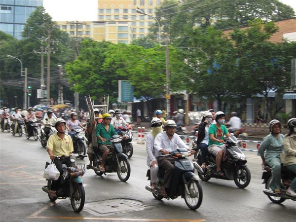 Ho Chi Minh - moped action!
