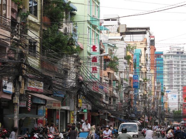 Ho Chi Minh - the main backpacker street
