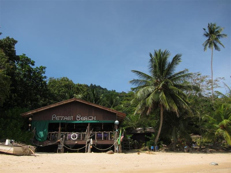 The Petani beach restaurant