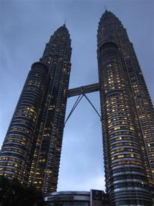 Petronas towers at dawn