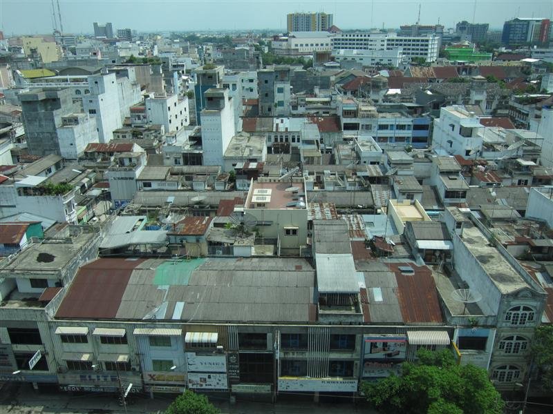 View of Medan from hotel window