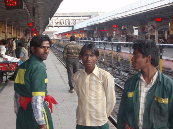 Train station staff