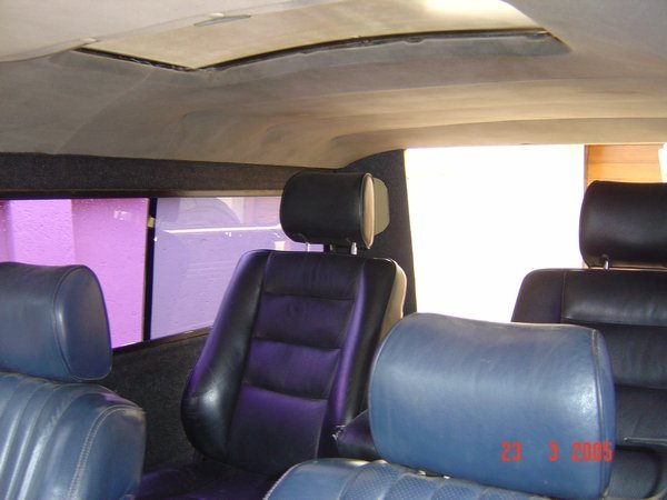 Interior front to rear