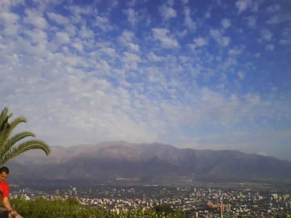 Vue sur Santiago du Cerro San Cristobal