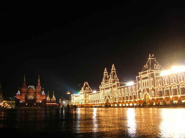 Red Square at Midnight
