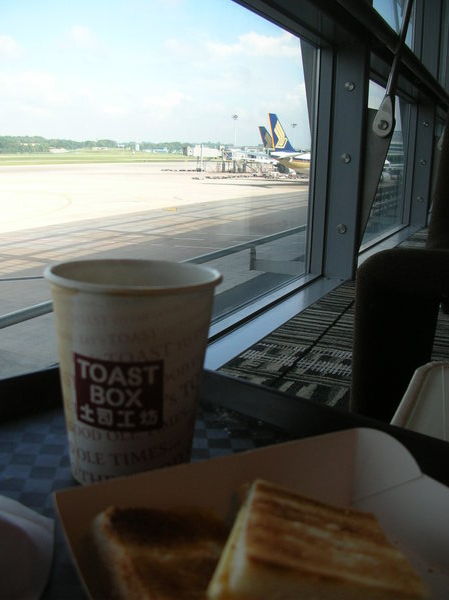mmmm kaya toast and coffee