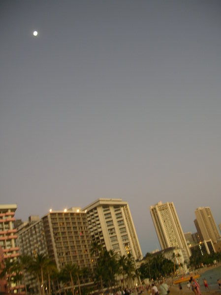 Moon Over Waikiki